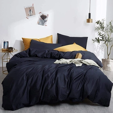 Постільна білизна ROYAL NAVY Premium Сатин однотон - Полуторний, фото 1