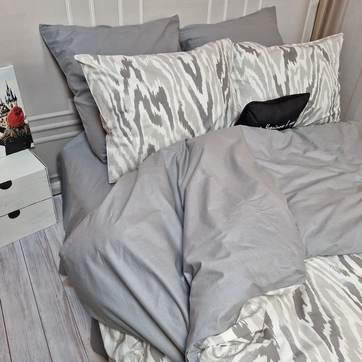 Постельное белье Монохром Ранфорс - Евро, фото 1