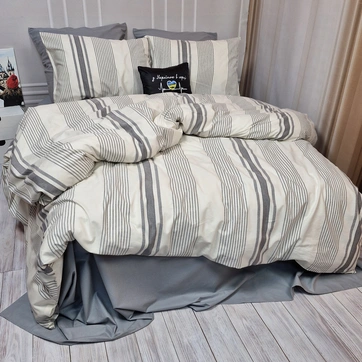 Постельное белье NOSTALGIC stripe Тенсел/Ранфорс - Полуторный, фото 1