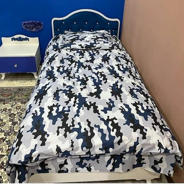 Постельное белье Камуфляж синий Ранфорс - Полуторный, фото 5