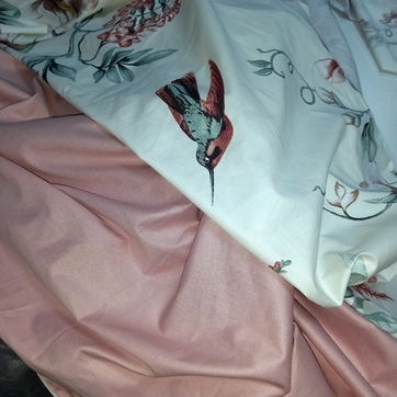 Постільна білизна Ранковий сад Сатин - Полуторний, фото 3