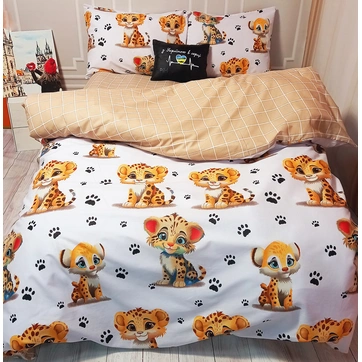 Постільна білизна Леопардики Бязь люкс - Євро, фото 1