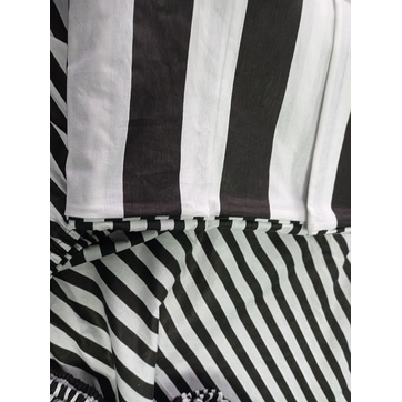 Постельное белье Полосатый Ранфорс - Полуторный на резинке, фото 3