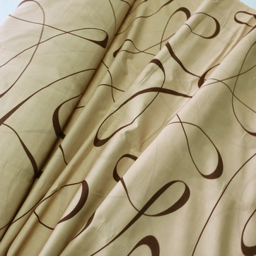 Постільна білизна Лабіринт бежевий Бязь Люкс - Двоспальний, фото 3