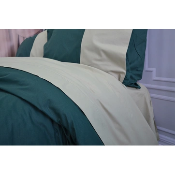 Постільна білизна PREMIERE Темнозелене/Світла оливка Ранфорс - Двоспальний, фото 2