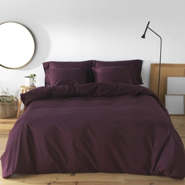 Постільна білизна Аметист Ранфорс - Двоспальний на резинці, фото 1