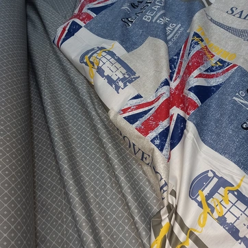 Постільна білизна Лондон Сатин - Сімейний, фото 4