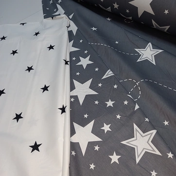 Постільна білизна Святкова зірочка Сатин - Сімейний, фото 3