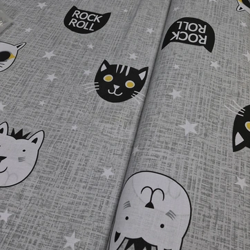 Постільна білизна Жовті мордашки - Сімейний на резинці, фото 3