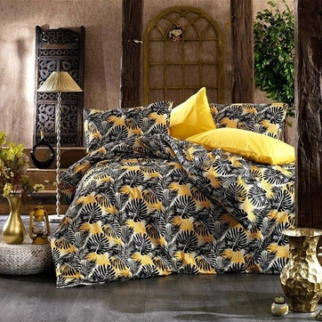 Постельное белье Монстера Ранфорс - Полуторный, фото 1