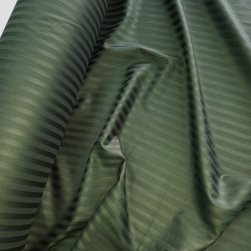 Постельное белье Темно-зеленый Сатин страйп - Семейный, фото 3