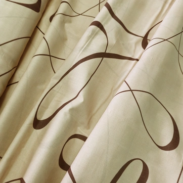 Постільна білизна Лабіринт бежевий Бязь Люкс - Сімейний, фото 2