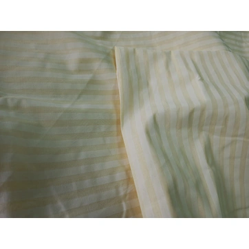 Постільна білизна Дует Коричнево-Молочна Бязь страйп - Полуторний на резинці, фото 2