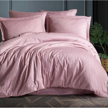 Постільна білизна PINK PUDRA Elite Сатин страйп - Двоспальний, фото 1