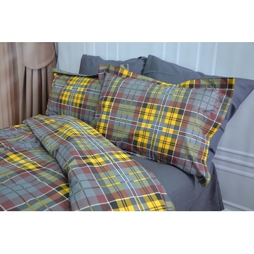 Постельное белье Клеточка желтая Ранфорс - Семейный, фото 2