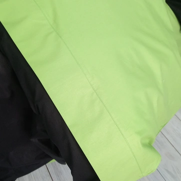 Постільна білизна PREMIERE Чорний/Фісташка Ранфорс - Сімейний, фото 1