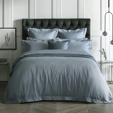 Постільна білизна TRUE GREY Elite Сатин страйп - Полуторний, фото 1
