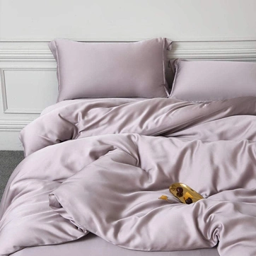 Постельное белье PEARL PINK Premium Сатин однотон - Евро на резинке, фото 1