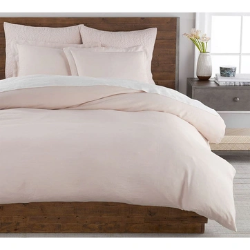 Постільна білизна Бежева пудра Ранфорс - Полуторний на резинці, фото 1