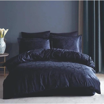 Постельное белье BLACK DAMASK Жаккард - Повторный на резинке, фото 1