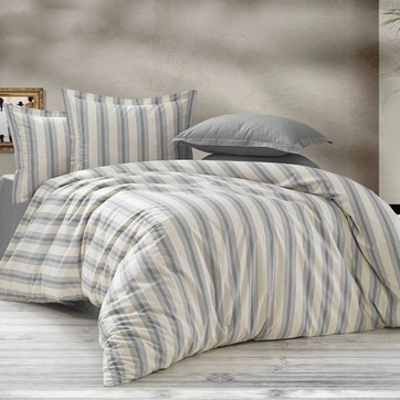 Постільна білизна NOSTALGIC grey Тенсел/Ранфорс - Сімейний на резинці, фото 1