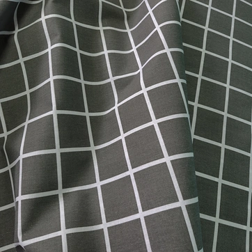 Постільна білизна Клітинка сіра Бязь Люкс - Полуторний, фото 2