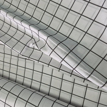 Постільна білизна Клітинка біла Бязь Люкс - Євро, фото 2