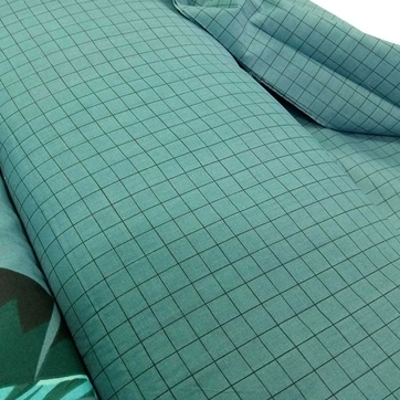 Постельное белье Листья серые Бязь - Евро, фото 1