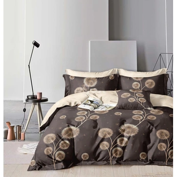 Постільна білизна Нічна кульбабка Сатин - Євро на резинці, фото 1