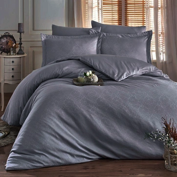 Постельное белье ANTHRACITE DAMASK Жаккард - Семейный, фото 1