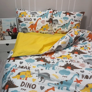 Постельное белье Динозавр Ранфорс - Полуторный, фото 1