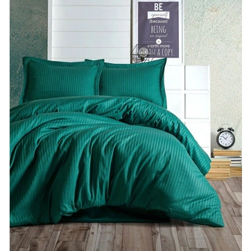 Постельное белье GREEN Elite Сатин страйп - Семейный, фото 1