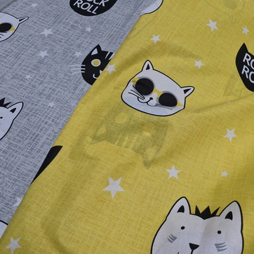 Постільна білизна Жовті мордашки - Двоспальний, фото 2