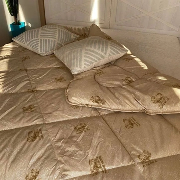 Тепле, повітряне зимове одеяло «Овеча шерсть», фото 1