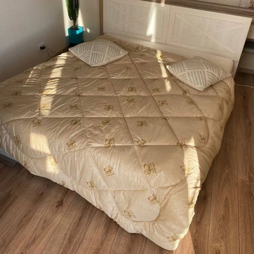 Тепле, повітряне зимове одеяло «Овеча шерсть», фото 1