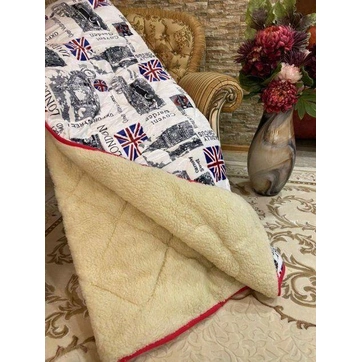 Одеяла Відкритий Хутро Овеча вовна Євро, фото 2