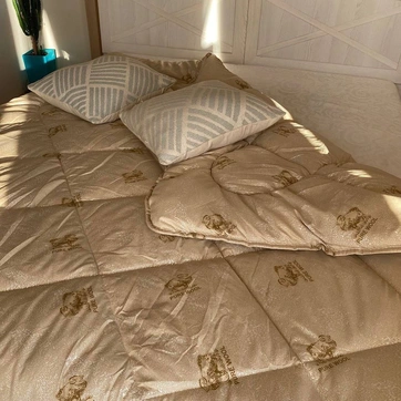 Тепле, повітряне зимове одеяло «Овеча шерсть», фото 1