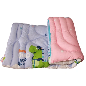 Килима лебедячий пух Крокодільчик 1.5-сп. + 1 подушка 50х70, фото 1