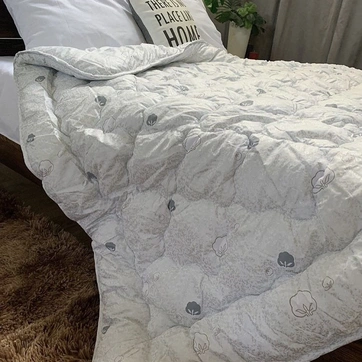Тепле котонове одеяло півтораспальне, фото 1