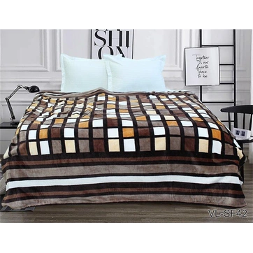 Плед велсофт (мікрофібра) VL-SF42, фото 1