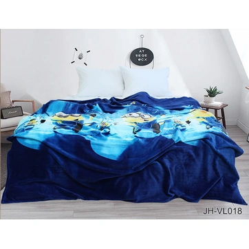 Плед велсофт (мікрофібра) JH-VL018, фото 1