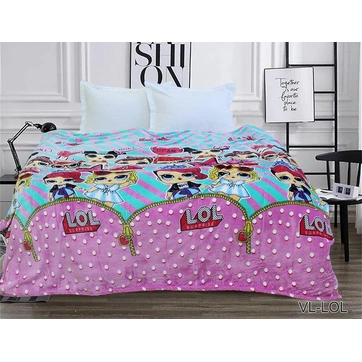 Плед велсофт (мікрофібра) LOL, фото 1