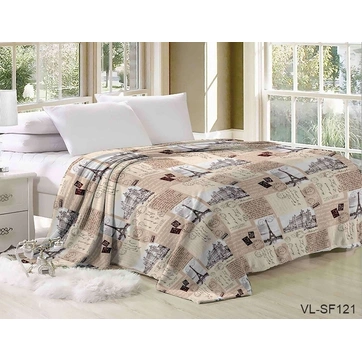 Плед велсофт (мікрофібра) VL-SF121, фото 1