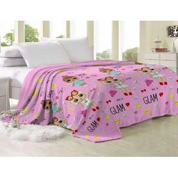 Плед велсофт (мікрофібра) LOL GLAM, фото 2