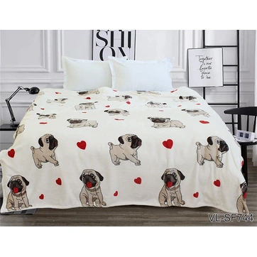 Плед велсофт (мікрофібра) VL-SF744, фото 1