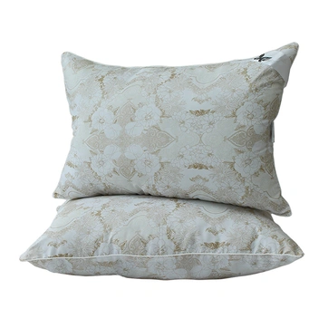 Подушка лебедячий пух Квіти 70х70, фото 1