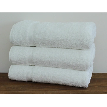 Рушник 50х90 Two stripes колір: білий, фото 1