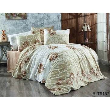 Комплект постільної білизни з компаньйоном R-T9137, фото 1