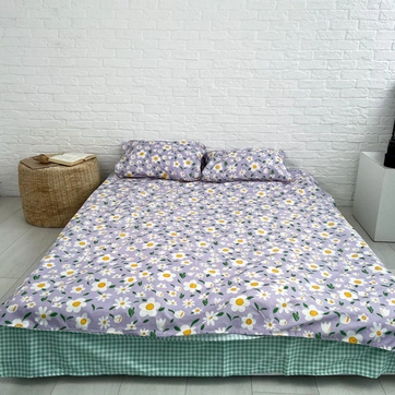 Комплект постільної білизни Полікоттон Євро, фото 3