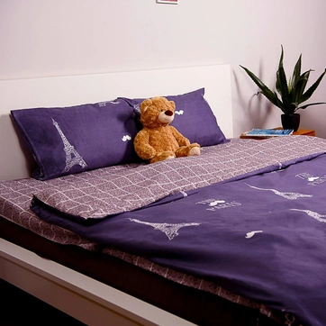 Комплект постільної білизни Полікоттон Євро, фото 3